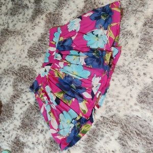 Vintage Hollister Floral Mini Skirt